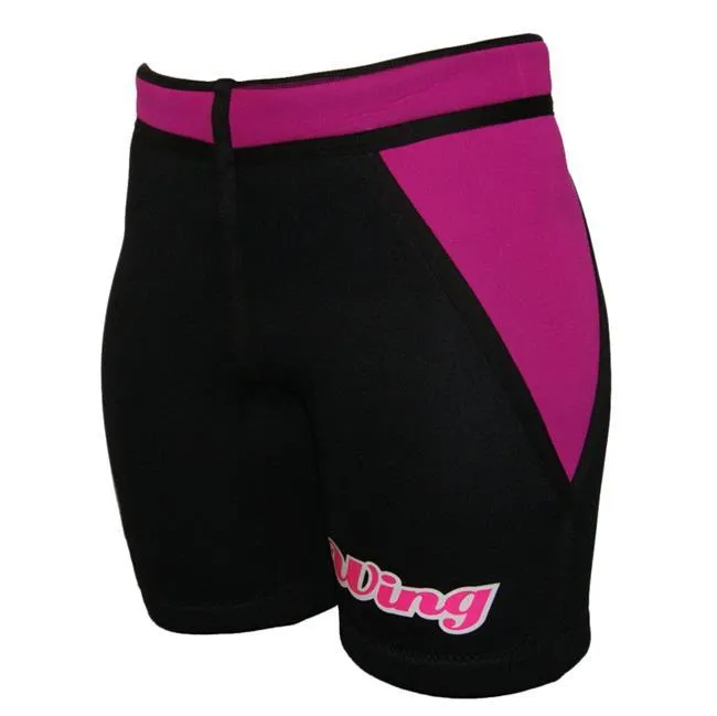 Wing Womens 3mm Wetsuit Shorts - Pink