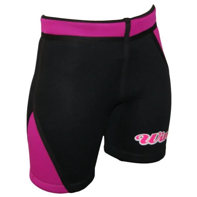 Wing Womens 3mm Wetsuit Shorts - Pink